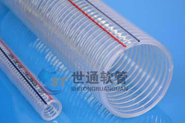 钢丝软管,PVC钢丝软管,透明钢丝管
