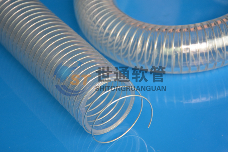 ST00288软管,钢丝管,PVC透明钢丝软管，PVC钢丝增强软管